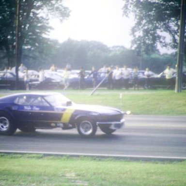 Wayne gapp off line at Thompson dragway  Todd Wingerter photo