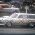 Bruce Loretitsch in the Vega wagon photo by Todd Wingerter