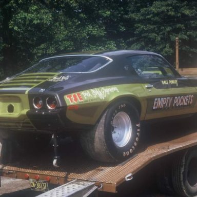 Gale Powley on truck dragway 42  1973 photo by Todd Wingerter