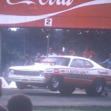 Butch Leal dragway 42 1973  photo by Todd Wingerter