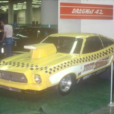 Eddie Schartman new car at 1975 autorama  photo by Todd Wingerter