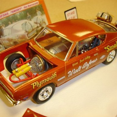 Walt Arfons jet funnycar model from front 2008 show built by Todd Wingerter