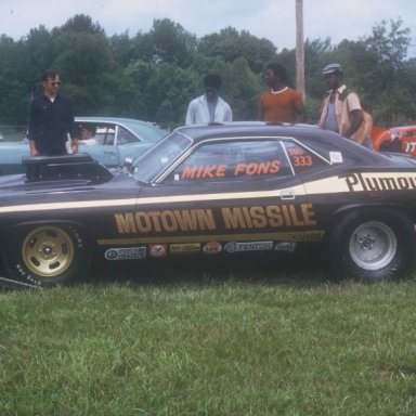 Mike Fons 1973 Dragway 42  photo by Todd Wingerter