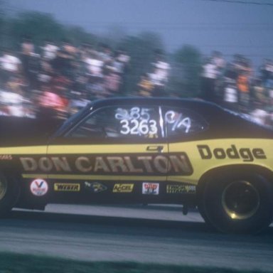 Don Carlton 1975 dragway 42 running c-a Photo by Todd Wingerter