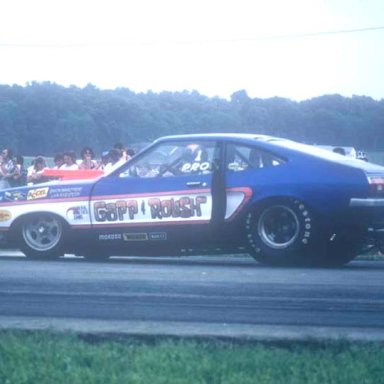 Gapp & Roush 1974 Springnts Qualifing run  photo by Todd Wingerter