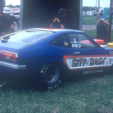 Gapp & Roush in pit 1974 Springnts  photo by Todd Wingerter
