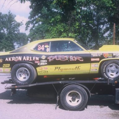 Arlen Vanke on truck 1971 Dragway 42  photo by Todd Wingerter