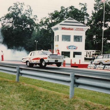 Jerry Caro Sr coming off vs...1985 PHR Martin,mich