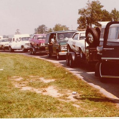 1977 Indy Teck Line up our Black crew cab