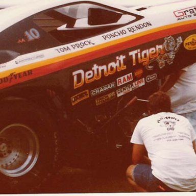 Tom Prock in Pits 1978 Milan