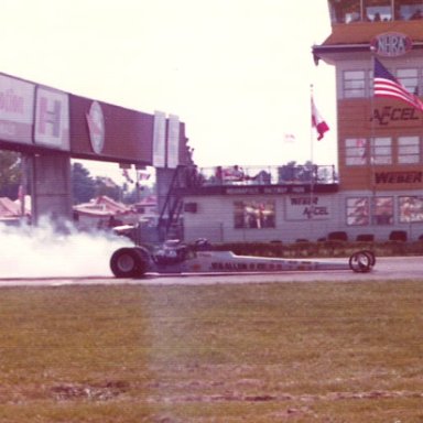 Jeb Allen Burnout 1974 Indy