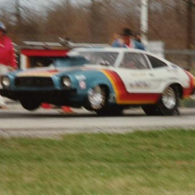 Rickie Smith 1980 at Muncie IHRA Race