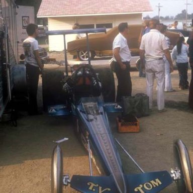 T.V. Tommy Ivo 1973 Dragway 42  photo by Todd Wingerter