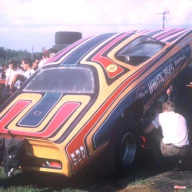 Tom Hoover 1971 Quaker City Dragway  photo by Todd Wingerter