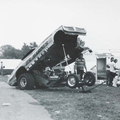 U.S. Marines pit 1974 Indy