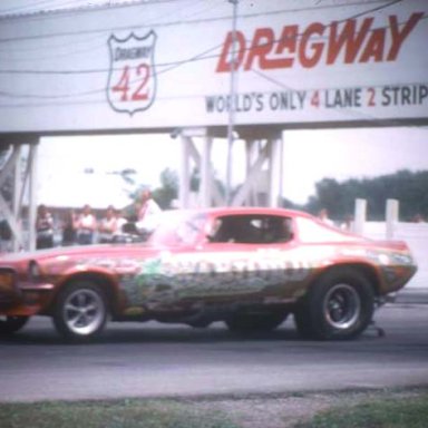 Wahlay Bros 1970 Dragway 42  photo by Todd Wingerter