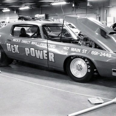 Ed Heck Pro stock Camaro 1977 Toledo car show