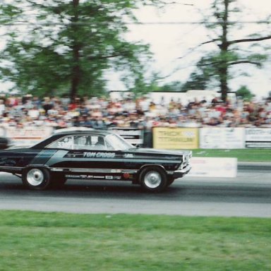 Tom Cross b-s 67 Ford  7-77 IHRA NTS at Milan