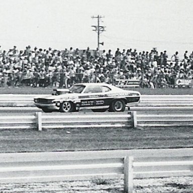 1973 INDY Melvin Yow in Billy the Kids  73 Dodge