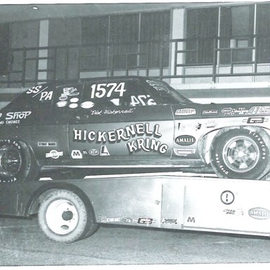 dick Hickernell & Kring Ss-Pa Chevy at Hotel INDy 1972