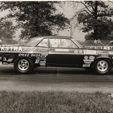 Ray Paquet Ss-s 67 Fairlane at Milan 1973