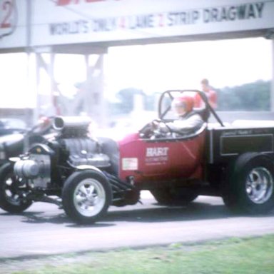 Ken Mott in Hart Auto AA-sr 1970 Dragway 42  photo by Todd Wingerter