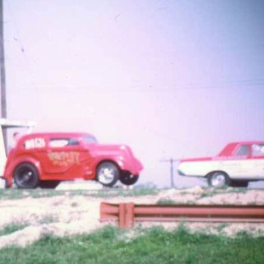 Bacik & Ron Hassel coming off at Quaker City 1969  photo by Todd Wingerter
