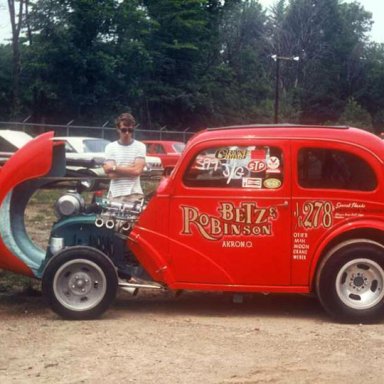 Betz & Robinson J-G Anglia SOHC 6 Cyl 1968 Dragway 42  photo by Todd Wingerter
