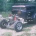 Mike Boone 30-31 Ford Altered in Dragway 42 pit 1970  photo by Todd Wingerter