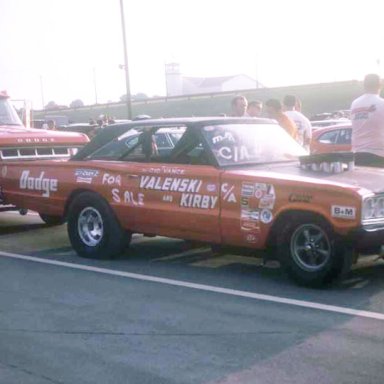 Valenski & Kirby C-a 1969 Quaker city Dragway  photo by Todd Wingerter