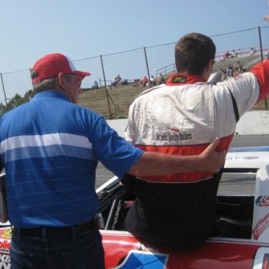 DONNIE ALLISON AND TAYLOR @ HICKORY BOBBY ISSAC MEMORIAL WIN