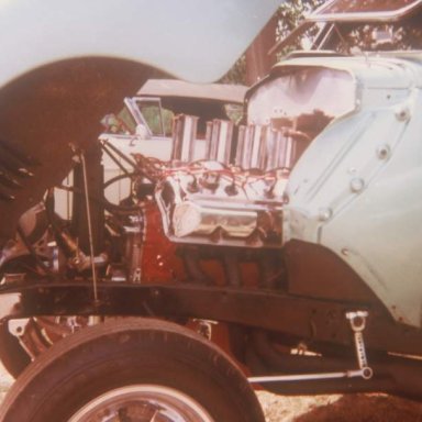 1937 Ford b-g engine 1967 dragway 42  photo by Todd Wingerter