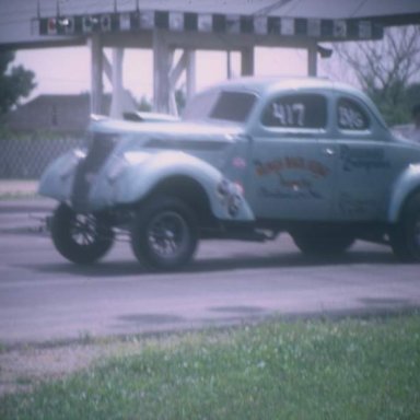 1937 Ford now lettered 1969 Dragway42  photo by Todd Wingerter