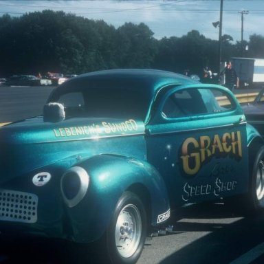 Grach Bros Chopped 41 Willys 1974 Quaker city  photo by Todd Wingerter
