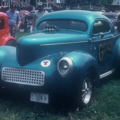 Grach Bros Willys now a street rod 1980  photo by Todd Wingerter