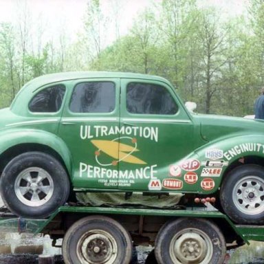Ultramotion Austin Gasser 1973 Dragway 42 pit photo by Todd Wingerter