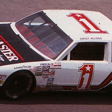 Davey Allison #1 Lancaster Monte Carlo 1985