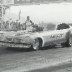 JoAnn Reynolds driving Pink Chablis funny car at Bonneville Raceway in ca. 1979
