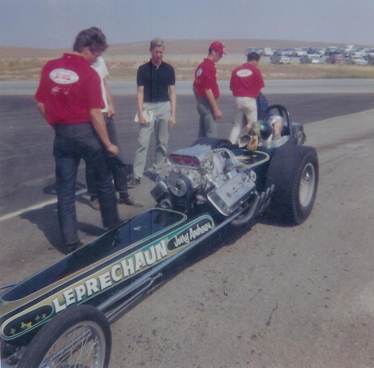 Jerry Andrews Leprechaun Top Fuel Dragster - Gallery - Mel Bashore 