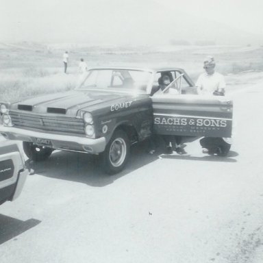 Helen Sachs' X/FX Cyclone Comet at 1965 HRM Championships