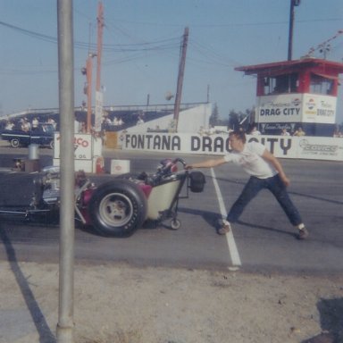 Wild Bill Alexander at Fontana in August 1965