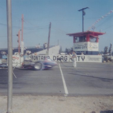 Crower & Blair at Fontana in August 1965