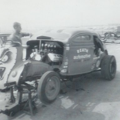 A&M Racing Team coupe at 1963 Winternationals