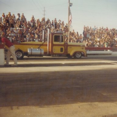 Jet truck at Bonneville Raceway
