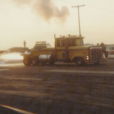 Jet truck at Bonneville Raceway