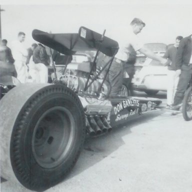 Don Garlits' Swamp Rat V at 1963 Winternationals