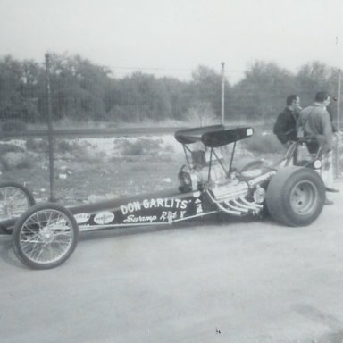 Don Garlits' Swamp Rat V at 1963 Winternationals