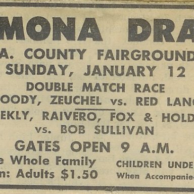 Pomona Drags, January 12, 1964