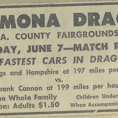 Pomona Drags, June 7, 1964