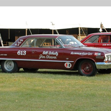 Bill Schulz and Jim Shriver's 63 Z11 Impala Big Red II